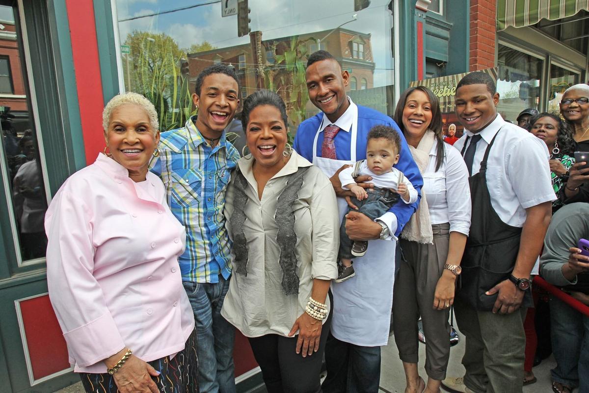 Oprah visits sweetie pies in St. Louis, MO