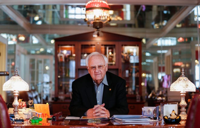 B.J. Marsh at his home which he runs a travel agency out of at Sunshine Street and National Avenue on Wednesday, Jan. 9, 2019.